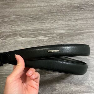 Polo Ralph Lauren Mens Black Belt 40/100 Italian Leather Equestrian Old Money